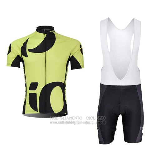 2015 Abbigliamento Ciclismo Pearl Izumi Nero e Verde Manica Corta e Salopette